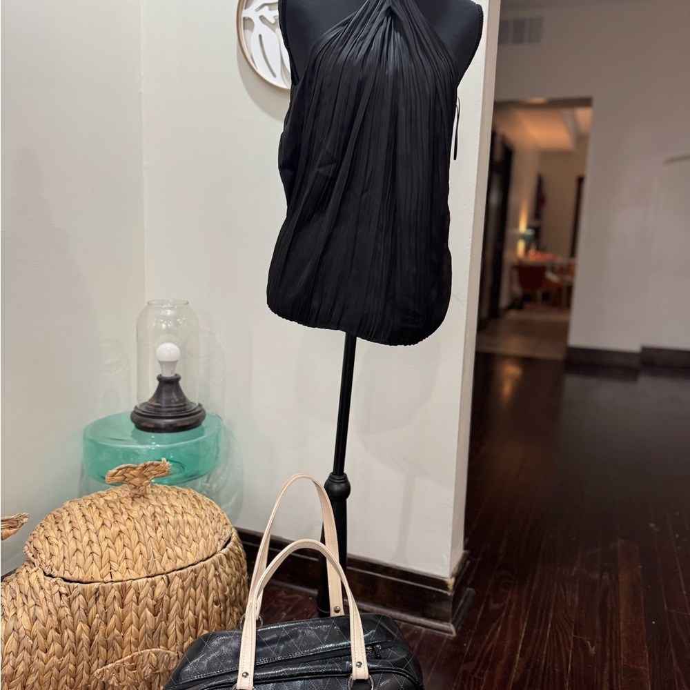 Elegant Rachel Zoe Black Halter Top - Picture 12 of 12